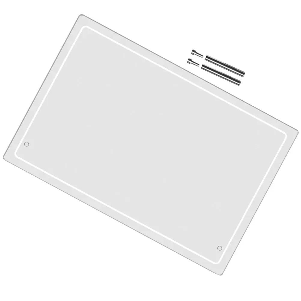 Acrylic Desktop Whiteboard - Transparent Dry Erase Memo Board