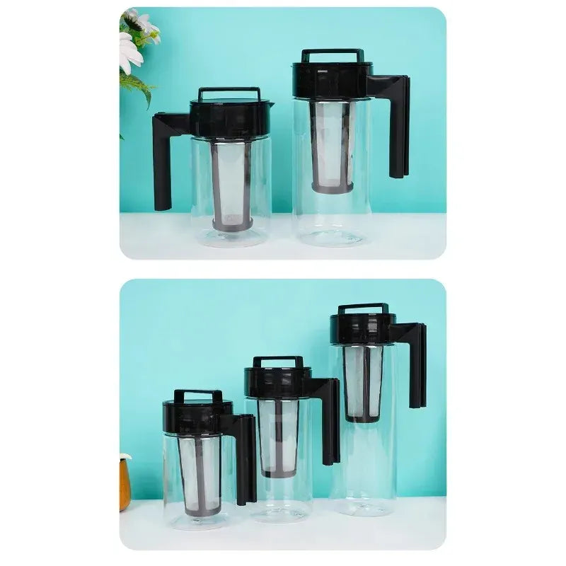 1pcs 900ML 1300ml 2000ml Cold Brew Iced Coffee Maker with Coffee Filter and Handle Ice Coffee Pot Cold Brew Teapot