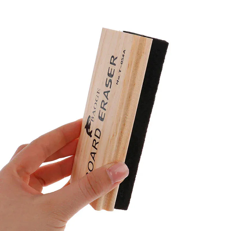 Wooden Whiteboard Eraser - Wool Felt Dry Erase Board Cleaner