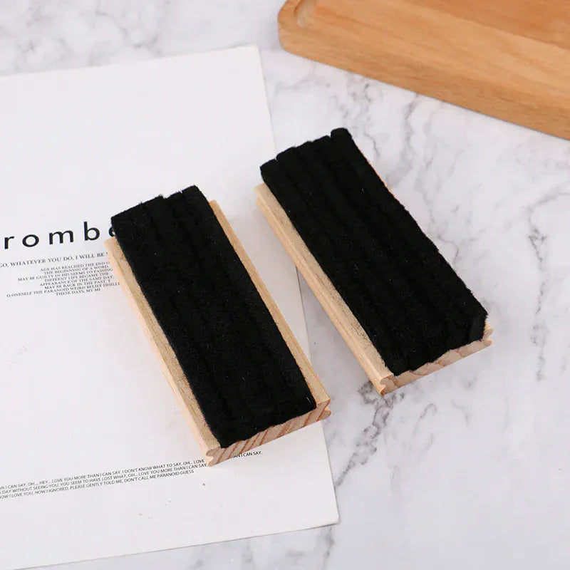 Wooden Whiteboard Eraser - Wool Felt Dry Erase Board Cleaner