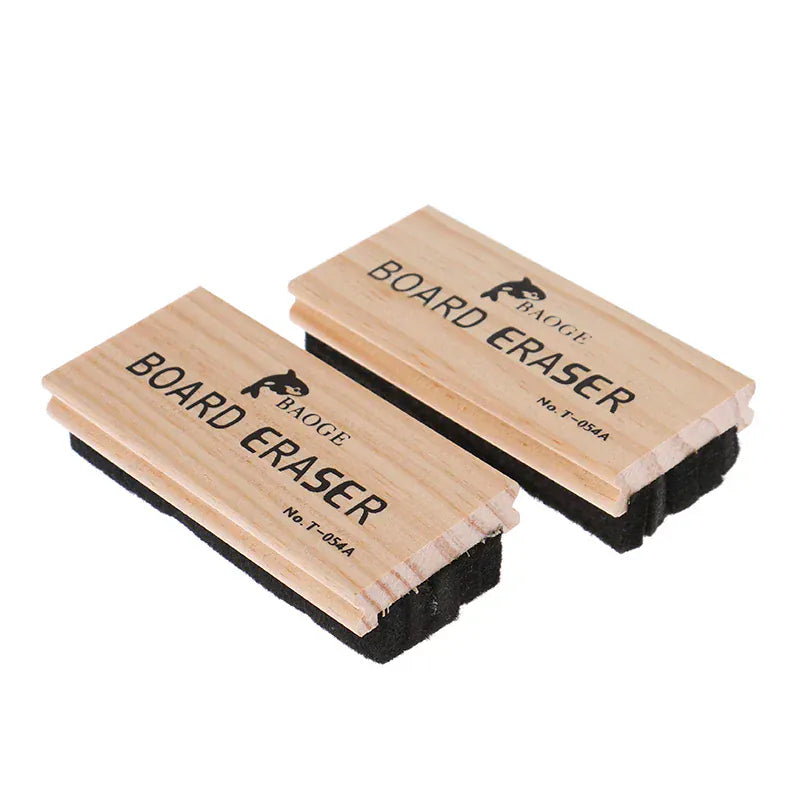 Wooden Whiteboard Eraser - Wool Felt Dry Erase Board Cleaner
