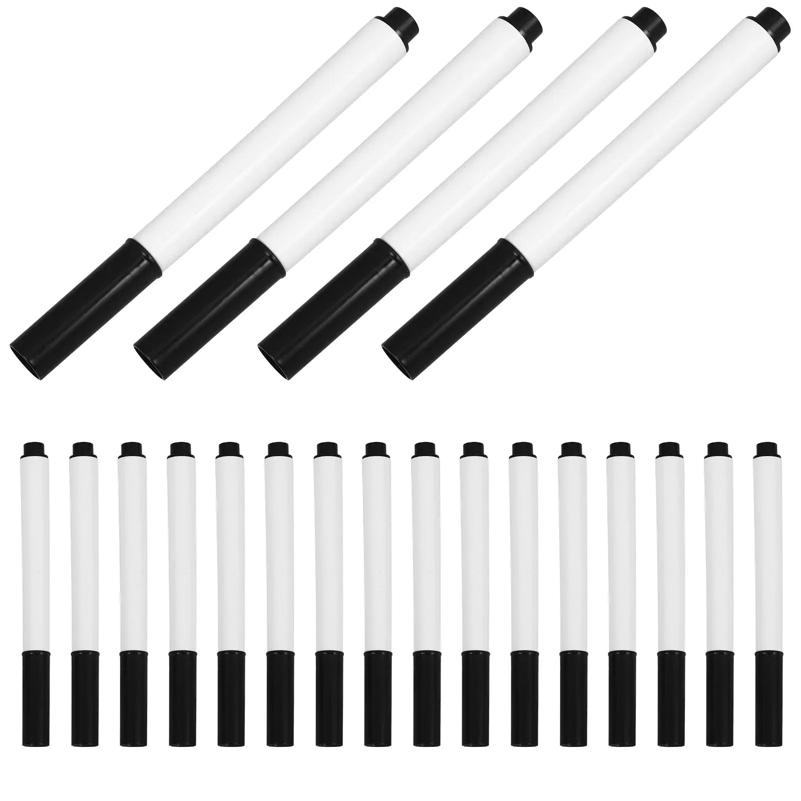 Whiteboard Markers 20-Pack - Water-Based Dry Erase Fine Tip Pens