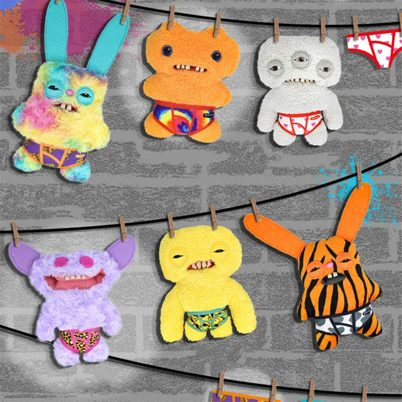 22cm Original Fuggler Plush Toys Funny Tooth Monster Annoyed Alien Crazy Rabbit Mcgoo Wide-Eyed Monster Peluche Dolls Gifts Kid