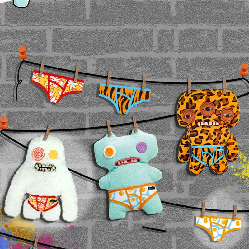 22cm Original Fuggler Plush Toys Funny Tooth Monster Annoyed Alien Crazy Rabbit Mcgoo Wide-Eyed Monster Peluche Dolls Gifts Kid