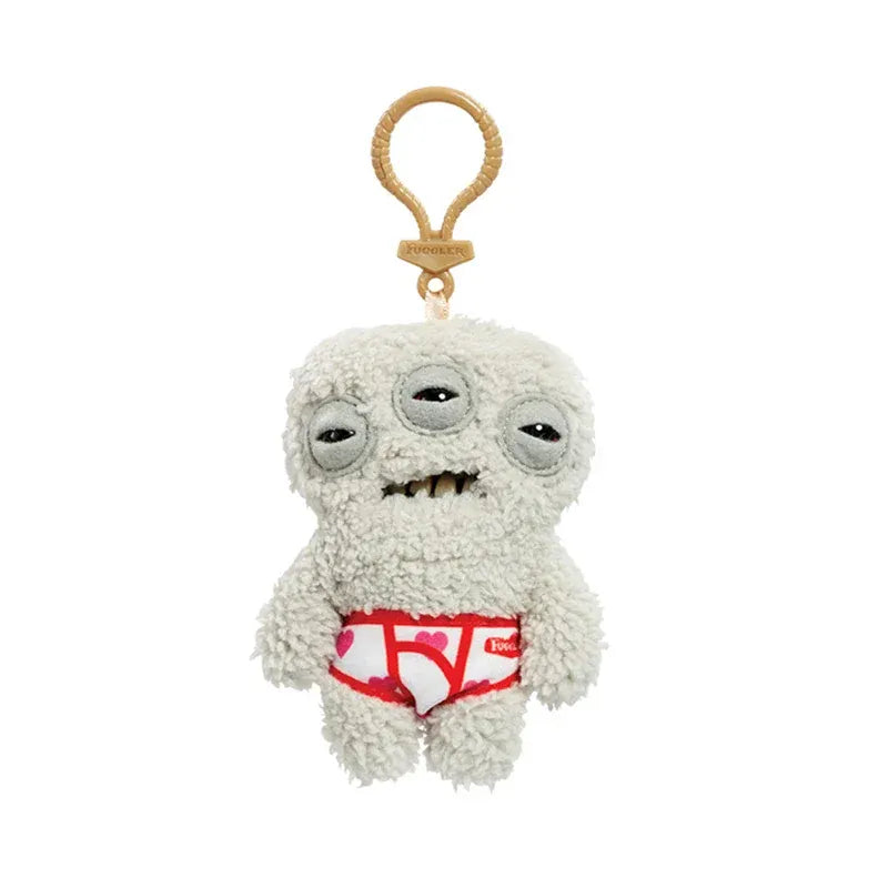 Fuggler Funny Ugly Monster Plush Toys Keychain Kawaii Fuggler Monster Rabbits Cute Stuffed Peluche Dolls Pendants Gifts Kid 12CM