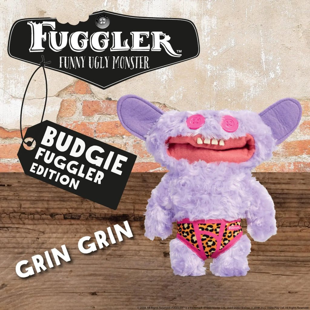 Fuggler Funny Ugly Monster Budgie Fuggler Edition Underpants Series Quirky Funny Tooth Monster Count Underoo McGoo Plush Dolls