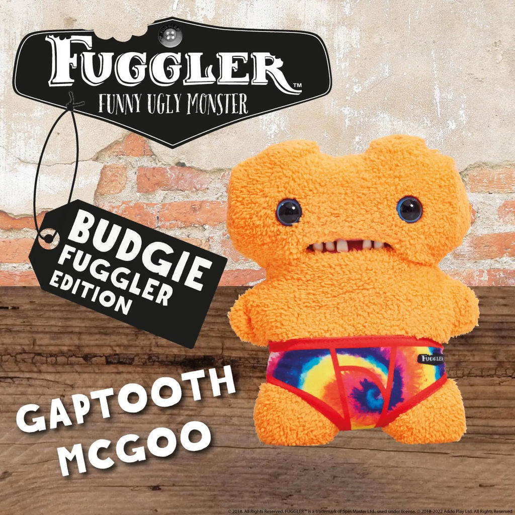 Fuggler Funny Ugly Monster Budgie Fuggler Edition Underpants Series Quirky Funny Tooth Monster Count Underoo McGoo Plush Dolls