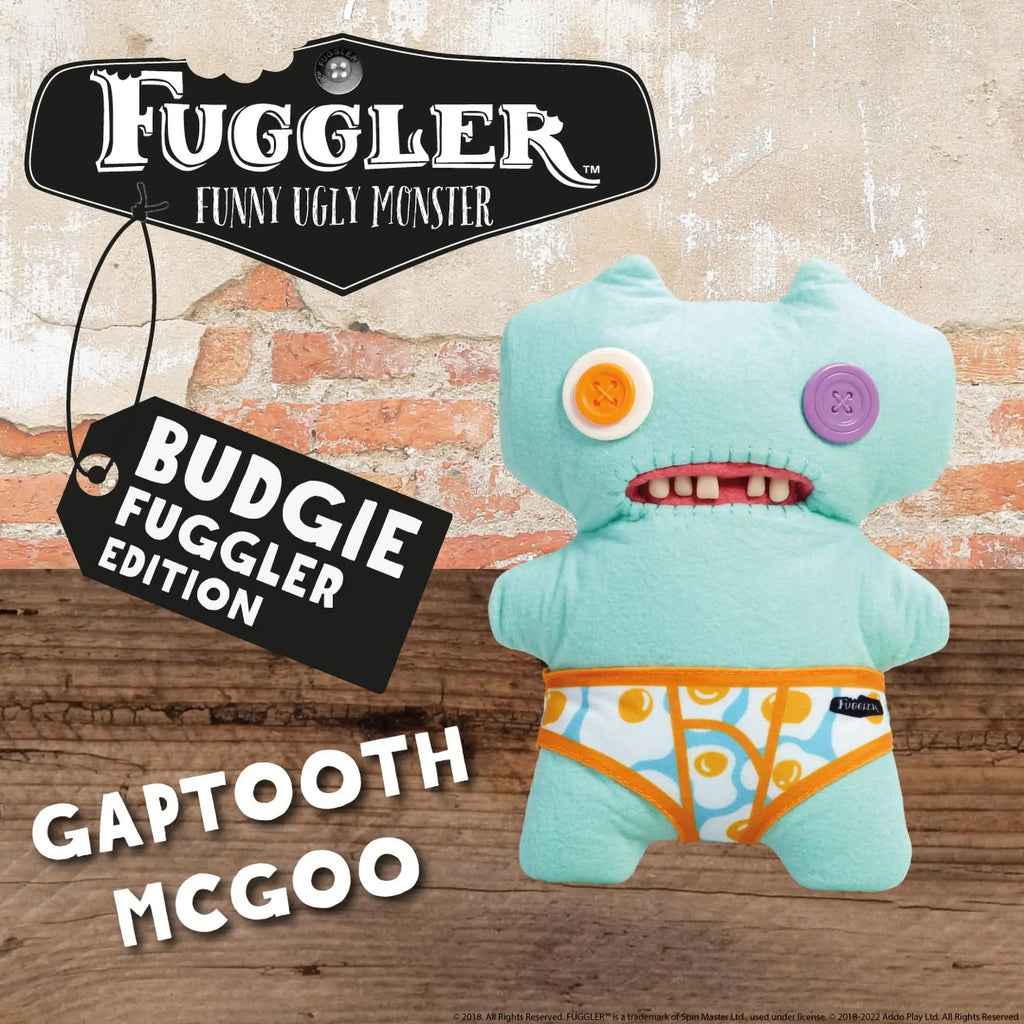 Fuggler Funny Ugly Monster Budgie Fuggler Edition Underpants Series Quirky Funny Tooth Monster Count Underoo McGoo Plush Dolls