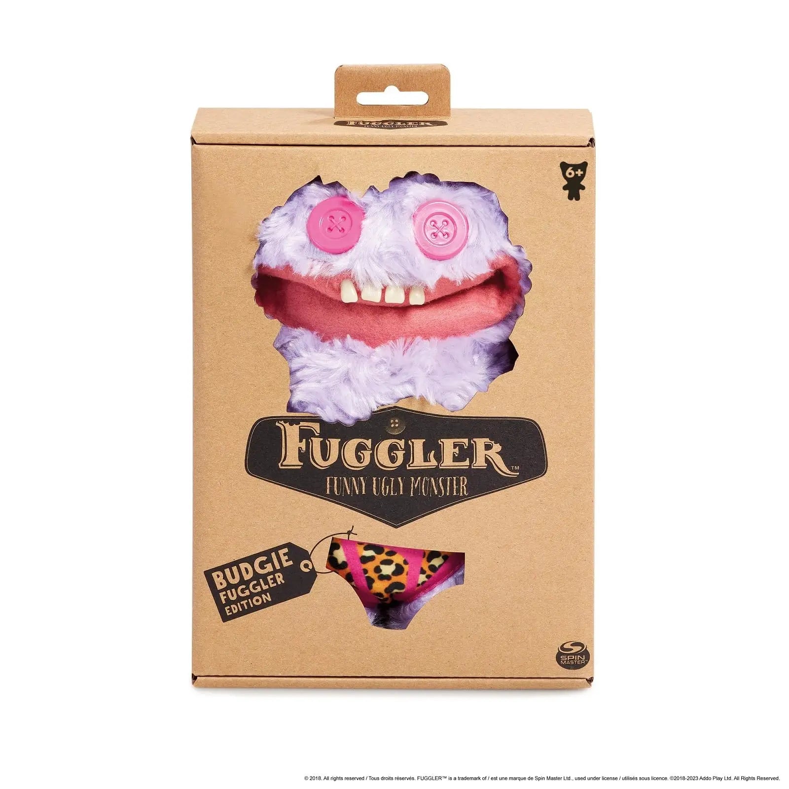 Fuggler Funny Ugly Monster Budgie Fuggler Edition Underpants Series Quirky Funny Tooth Monster Count Underoo McGoo Plush Dolls