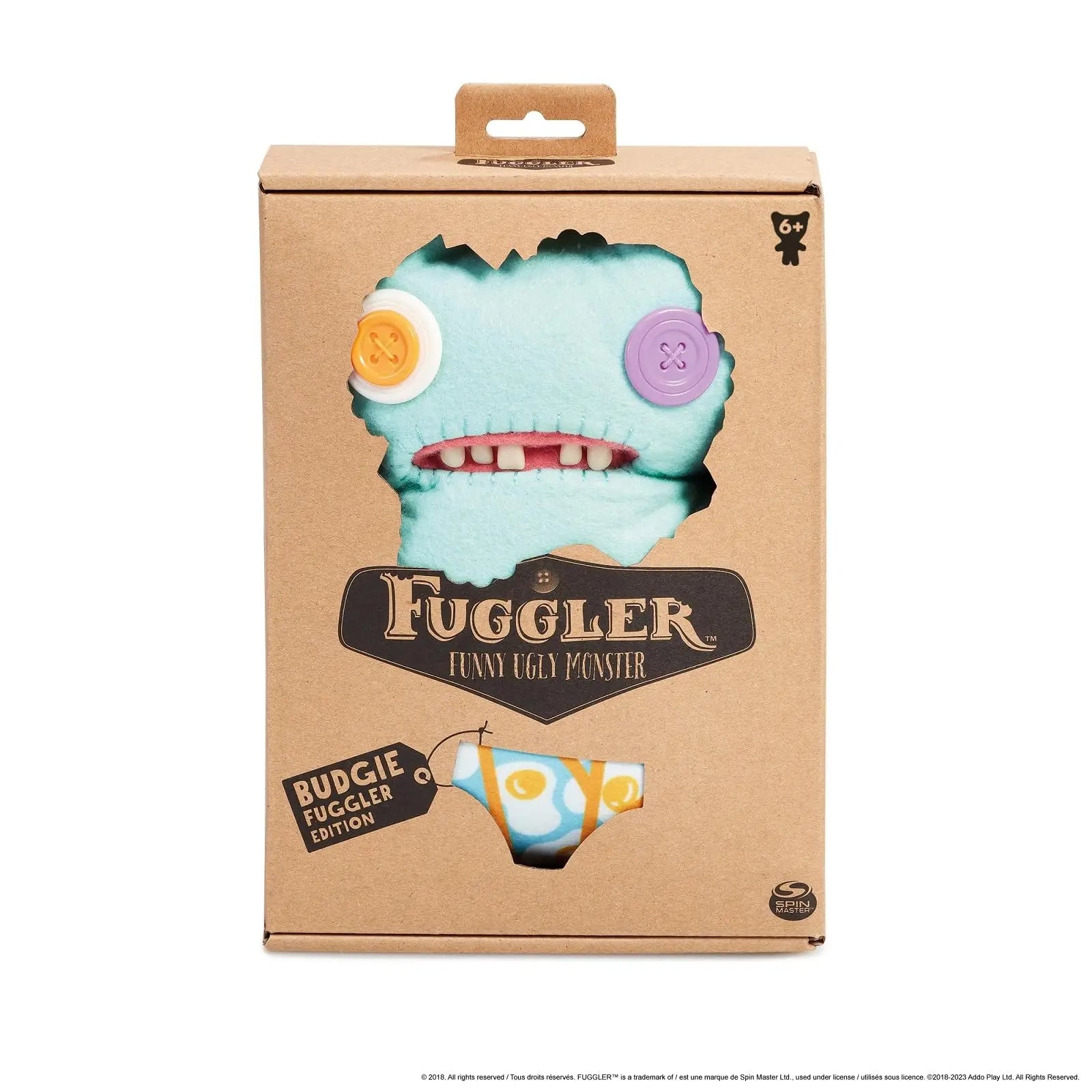Fuggler Funny Ugly Monster Budgie Fuggler Edition Underpants Series Quirky Funny Tooth Monster Count Underoo McGoo Plush Dolls