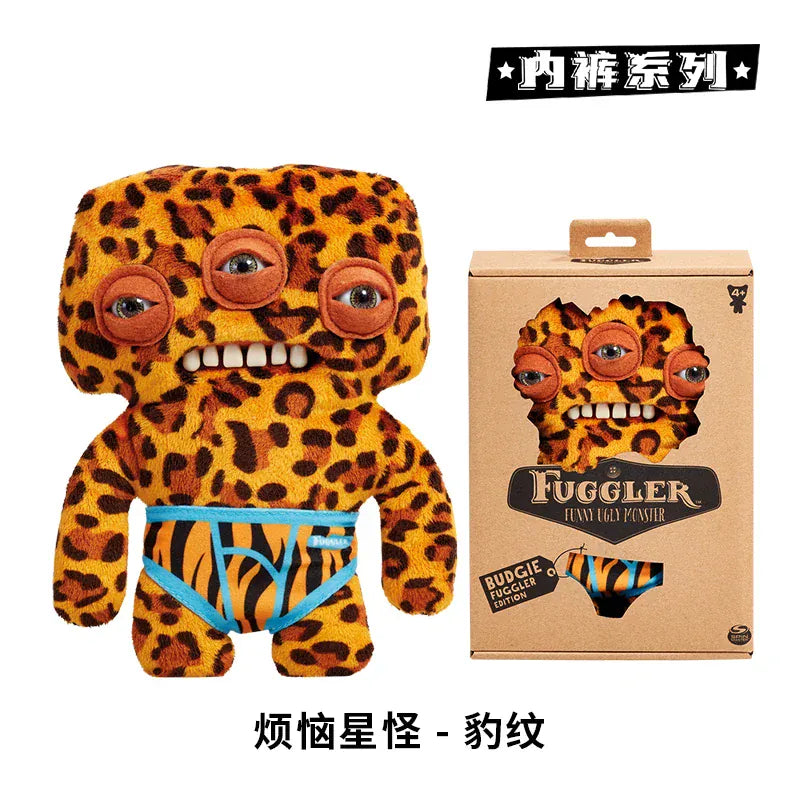 Fuggler Funny Ugly Monster Budgie Fuggler Edition Underpants Series Quirky Funny Tooth Monster Count Underoo McGoo Plush Dolls