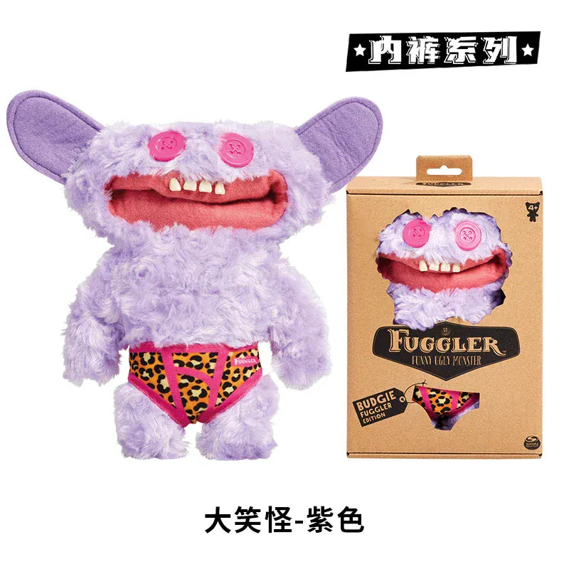 Fuggler Funny Ugly Monster Budgie Fuggler Edition Underpants Series Quirky Funny Tooth Monster Count Underoo McGoo Plush Dolls