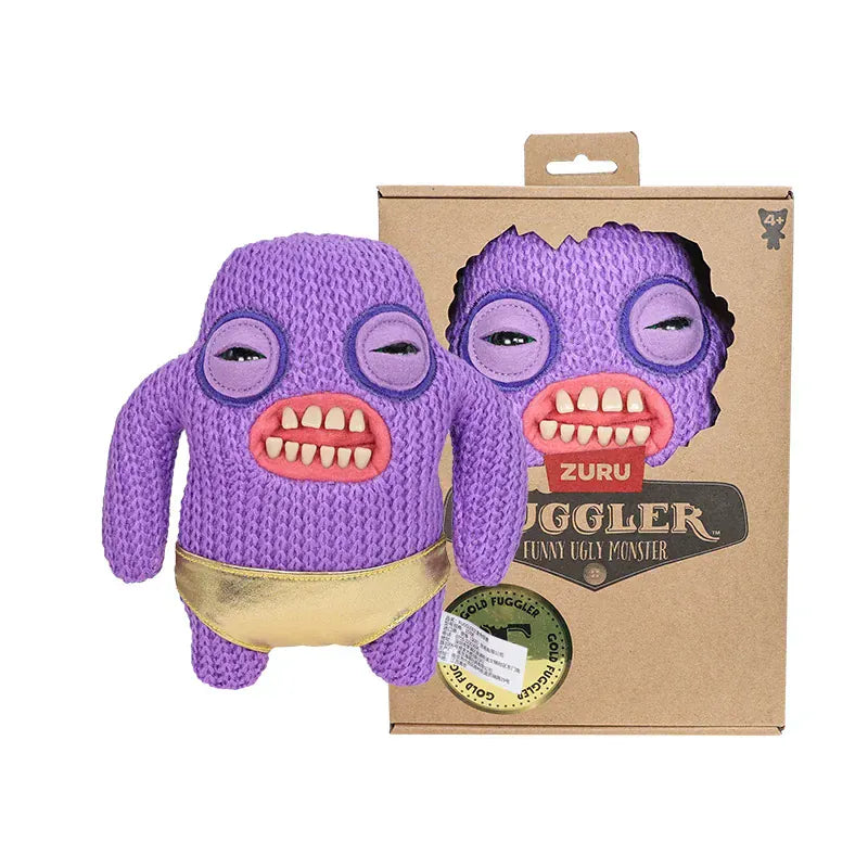 Fuggler Funny Ugly Monster Plush Doll Gold Rush Series Old Tooth Fuggler Stuffed Doll Toys Collectible Gifts