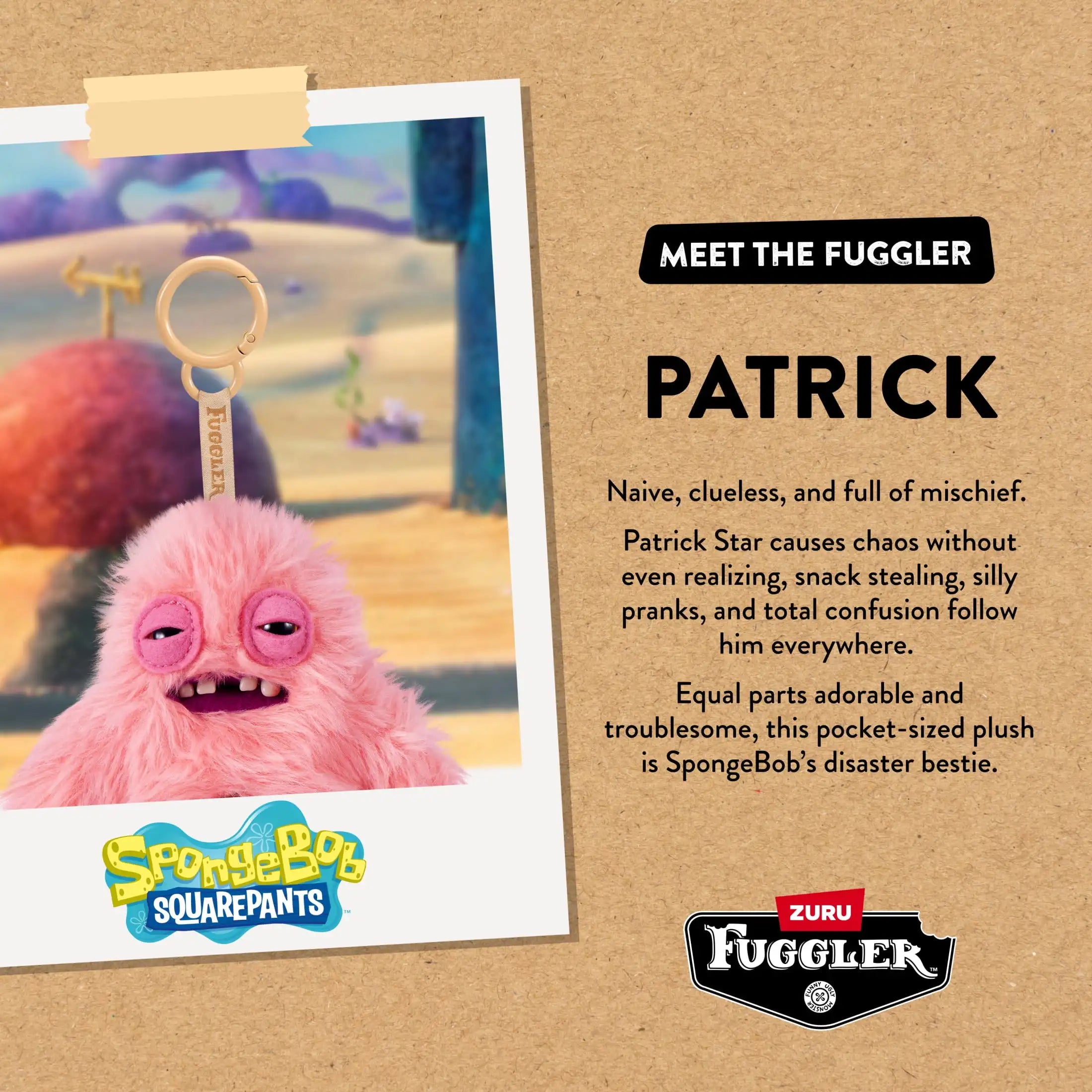 Fuggler Funny Ugly Monster Plush Toys Keychain Kawaii Fuggler Monster Rabbits Cute Stuffed Peluche Dolls Pendants Gifts Kid 12CM