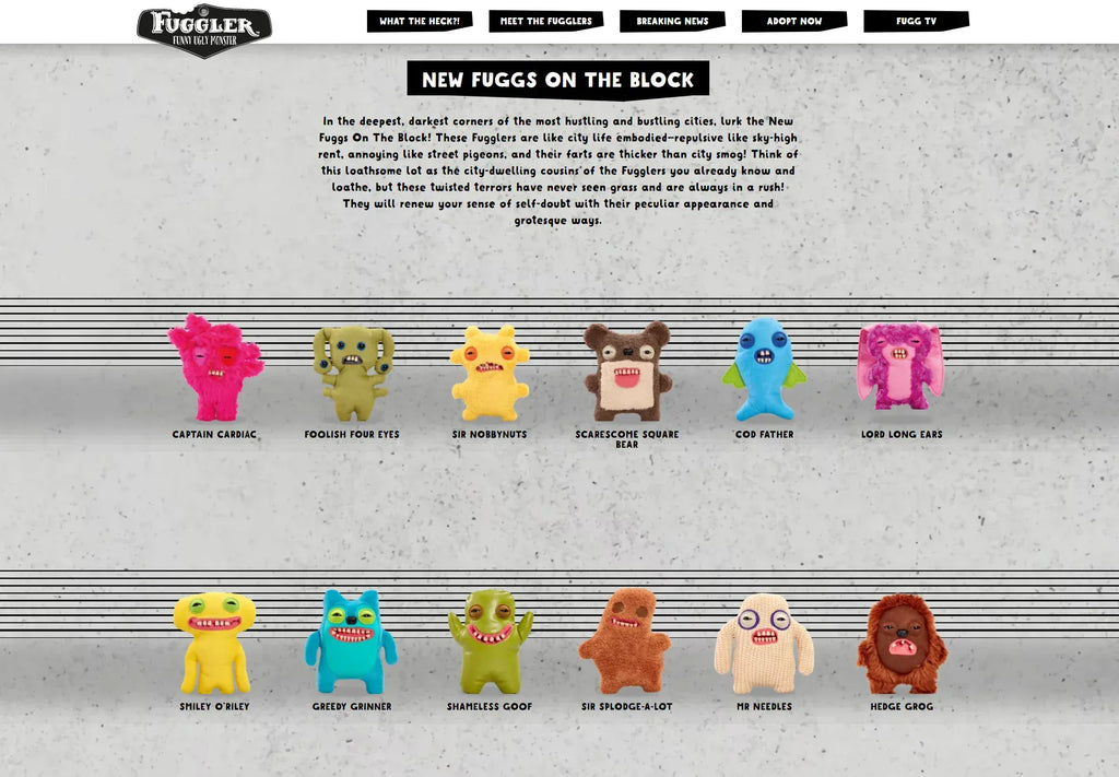 Fuggler Plush Budgie Fuggler Edition and Laboratory Misfits Edition British Brand Funny Ugly Monster Toy