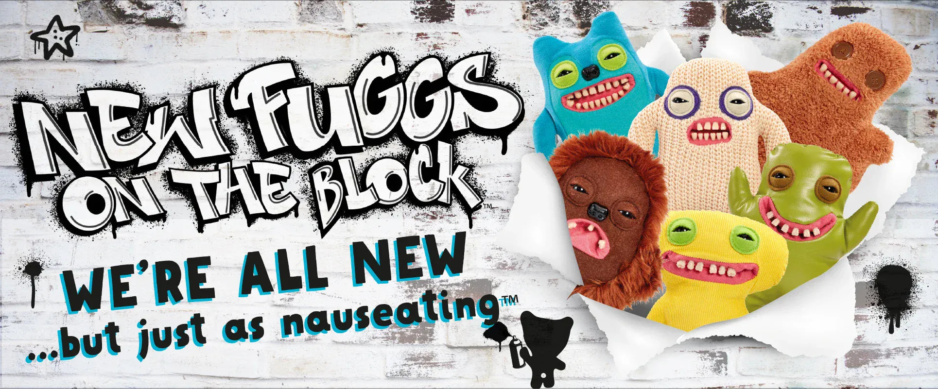 Fuggler Plush Budgie Fuggler Edition and Laboratory Misfits Edition British Brand Funny Ugly Monster Toy