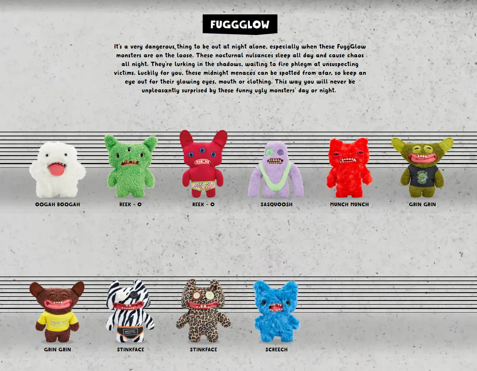 Fuggler Plush Budgie Fuggler Edition and Laboratory Misfits Edition British Brand Funny Ugly Monster Toy