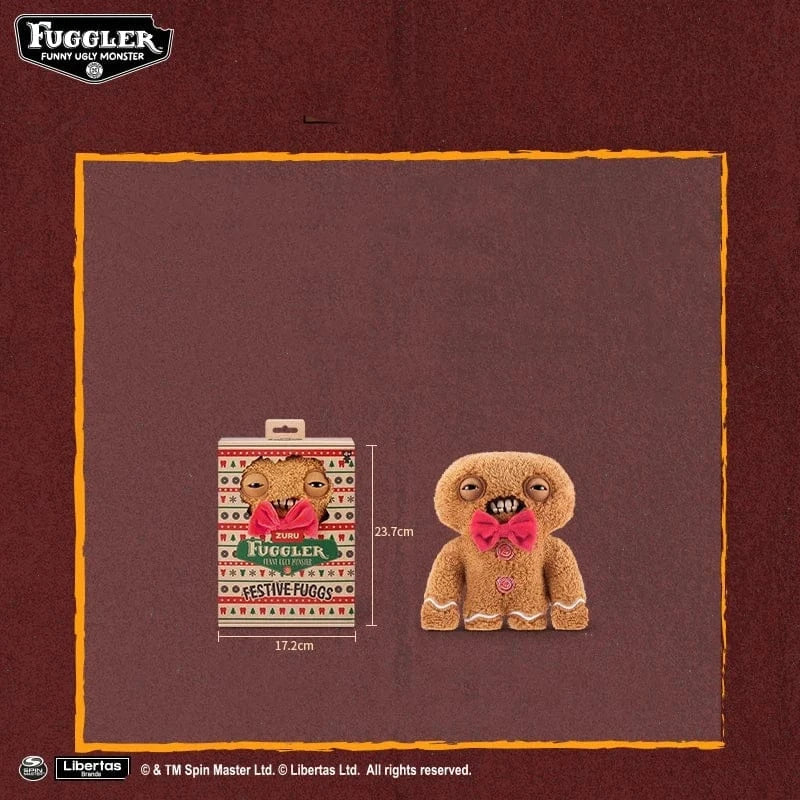 Fuggler Plush Toys Butt Ugly Monster Teeth Pets Series Mr Buttons Golden Retriever Fugg Stuffed Animal Fuggs Peluche Dolls 23CM