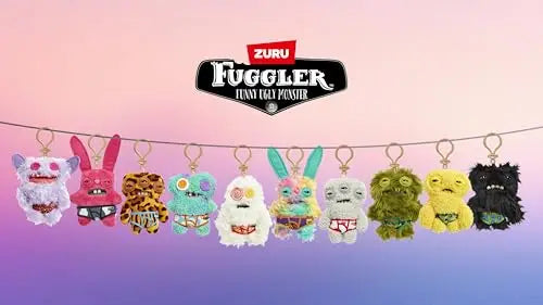 Fuggler Soft Plush Dolls Keychain Ugly Grin Cute Teeth Monster Pendant Fugg Cartoon Funny Backpack Keyring Accessories Gifts11CM