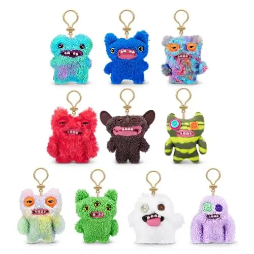 Fuggler Soft Plush Dolls Keychain Ugly Grin Cute Teeth Monster Pendant Fugg Cartoon Funny Backpack Keyring Accessories Gifts11CM