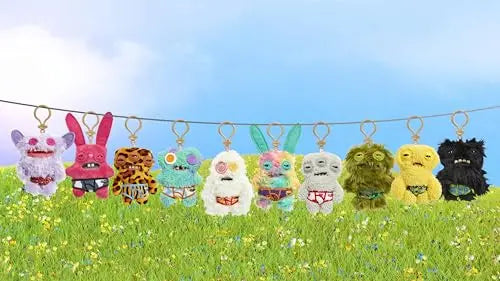 Fuggler Soft Plush Dolls Keychain Ugly Grin Cute Teeth Monster Pendant Fugg Cartoon Funny Backpack Keyring Accessories Gifts11CM