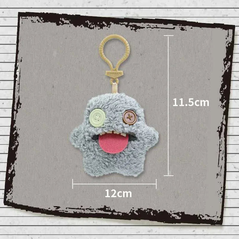Fuggler Soft Plush Dolls Keychain Ugly Grin Cute Teeth Monster Pendant Fugg Cartoon Funny Backpack Keyring Accessories Gifts11CM