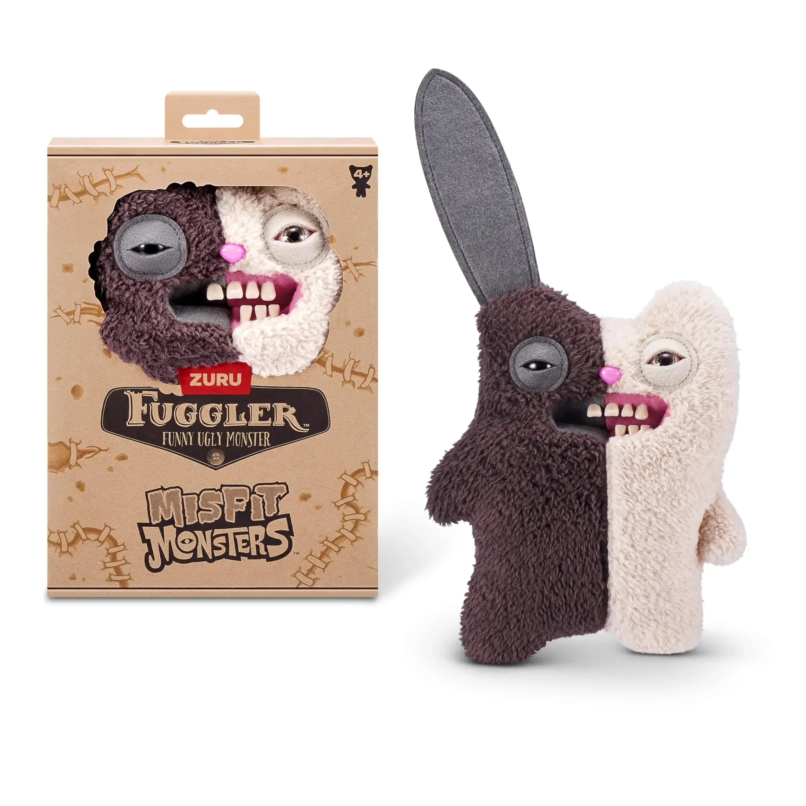 Fuggler WideEyed Tooths Monster Plush Dolls Soft Fuggler Stuffed Pants Gap Toothed McGoo‌ ‌Monstrosity Peluche Toys