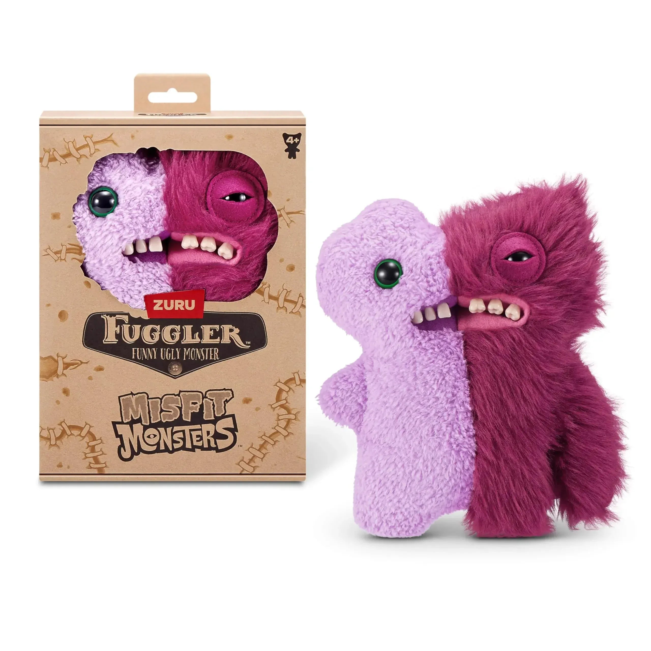 Fuggler WideEyed Tooths Monster Plush Dolls Soft Fuggler Stuffed Pants Gap Toothed McGoo‌ ‌Monstrosity Peluche Toys