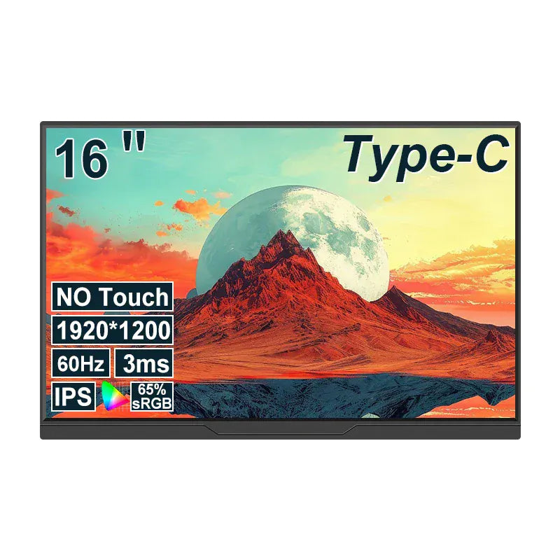 Portable Monitor Extension Ultra-thin Second Screen 14", 15.6", 16"