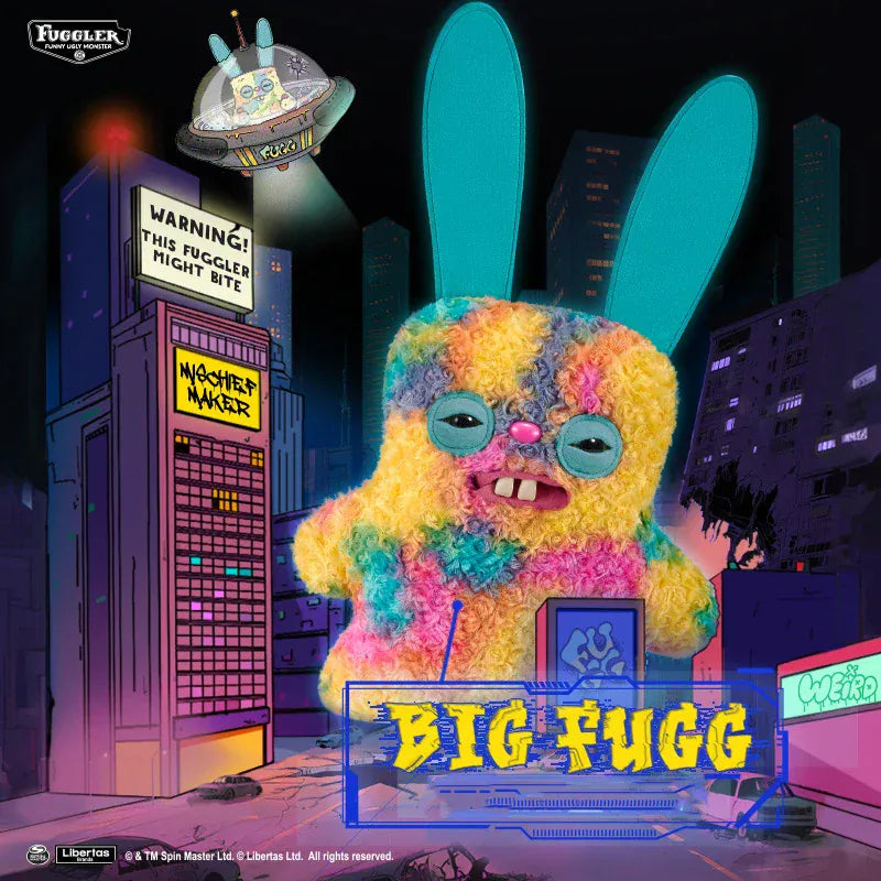 Original Fuggler Funny Ugly Teeth Monsters Plush Toys Fuggler Kawaii Soft Bigg Fugg Plushies Pillows Cute Pleuche Doll Gift 47CM