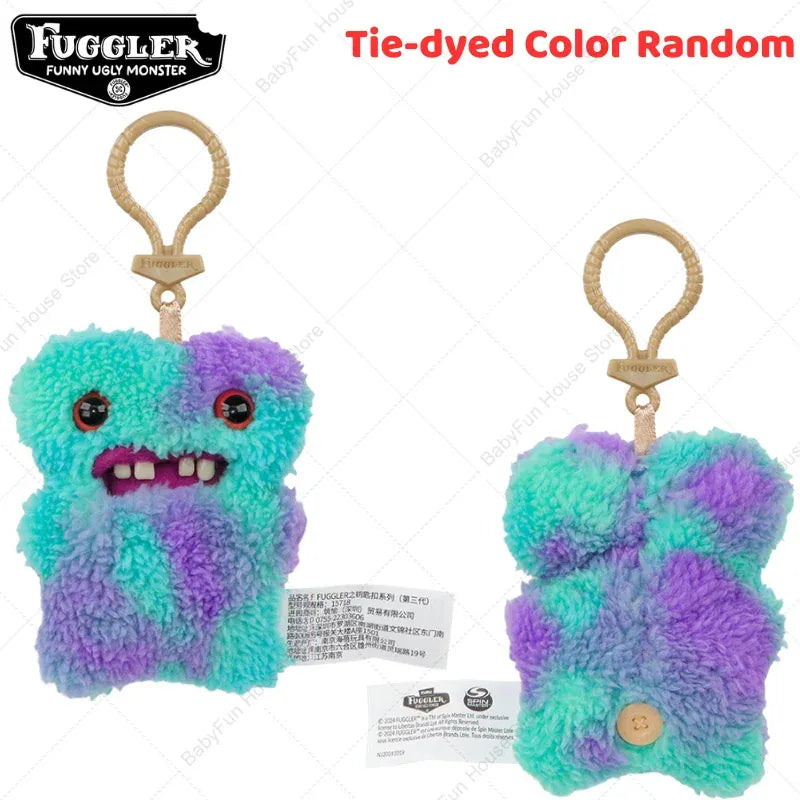 Original Fuggler Ugly Teeth Monsters Plush Toys Keychains Fugglers Wide Eyed Weirdo Annoyed Alien Rabbit Peluche Dolls Pendants