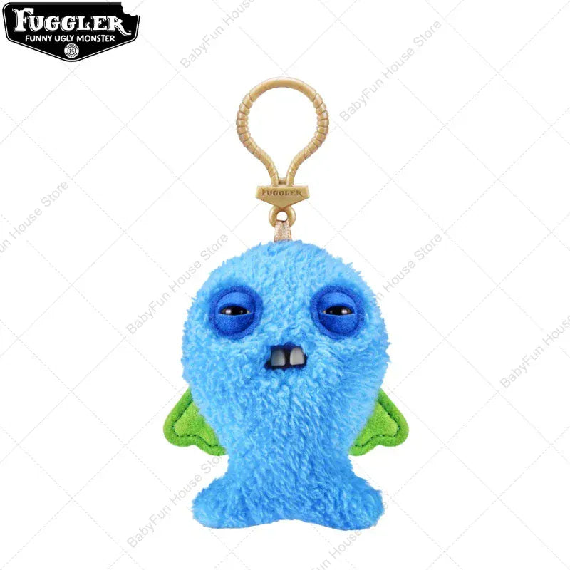 Original Fuggler Ugly Teeth Monsters Plush Toys Keychains Fugglers Wide Eyed Weirdo Annoyed Alien Rabbit Peluche Dolls Pendants
