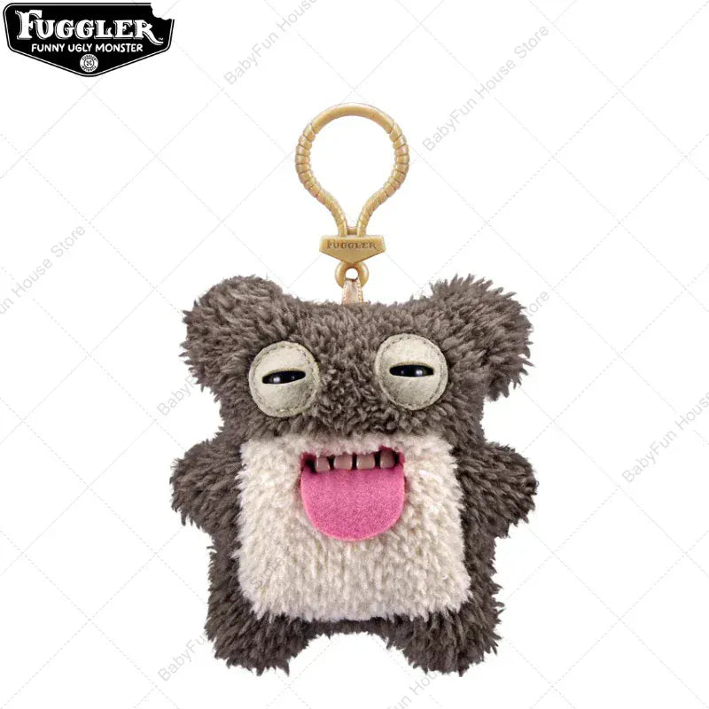 Original Fuggler Ugly Teeth Monsters Plush Toys Keychains Fugglers Wide Eyed Weirdo Annoyed Alien Rabbit Peluche Dolls Pendants