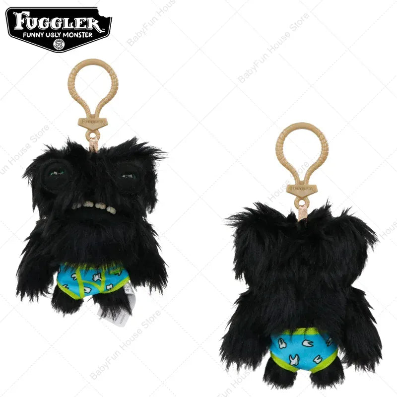Original Fuggler Ugly Teeth Monsters Plush Toys Keychains Fugglers Wide Eyed Weirdo Annoyed Alien Rabbit Peluche Dolls Pendants