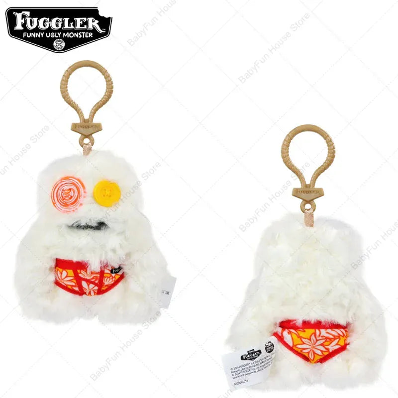 Original Fuggler Ugly Teeth Monsters Plush Toys Keychains Fugglers Wide Eyed Weirdo Annoyed Alien Rabbit Peluche Dolls Pendants