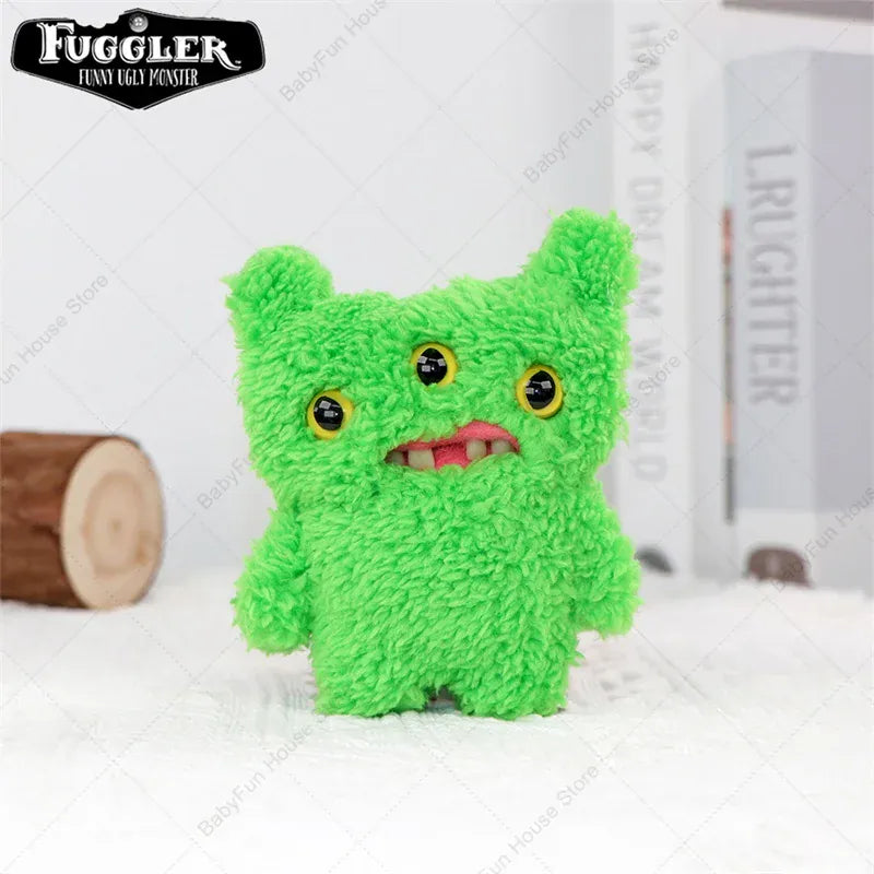 Original Fuggler Ugly Teeth Monsters Plush Toys Keychains Fugglers Wide Eyed Weirdo Annoyed Alien Rabbit Peluche Dolls Pendants