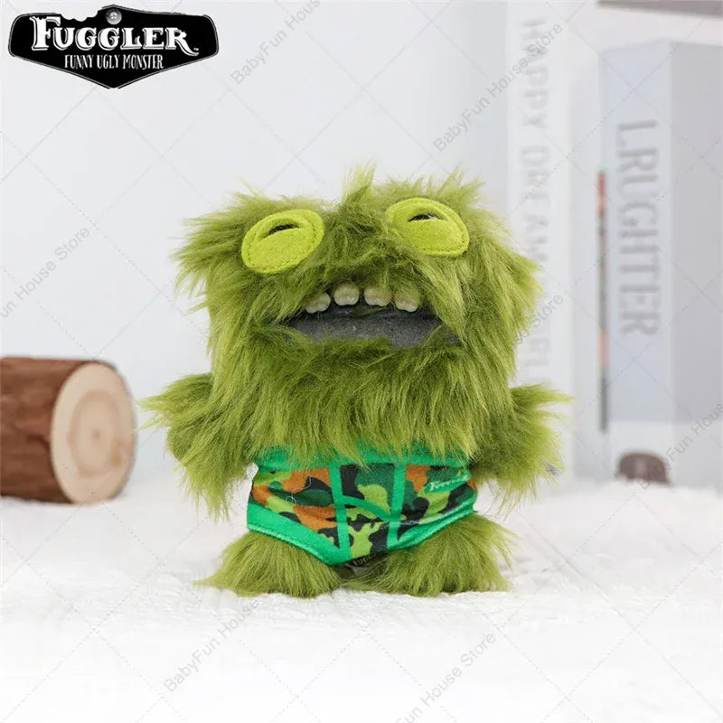 Original Fuggler Ugly Teeth Monsters Plush Toys Keychains Fugglers Wide Eyed Weirdo Annoyed Alien Rabbit Peluche Dolls Pendants